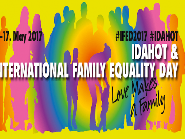 17 de mayo: Día Internacional Contra la Homofobia, Bifobia, Transfobia y de la Igualdad Familiar